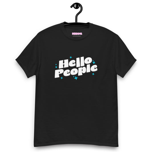 Hello People Blue Tee